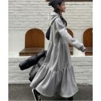 ショッピングティアード ワンピース ティアードフーディワンピース