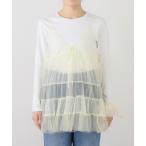 ブラウス シャツ チュールティアードキャミブラウス シュシュSET レディース