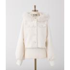 コート アウター 「Seemi.」フードファーボアジャケット レディース