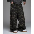  брюки AW утка общий рисунок двойной колено заклепки машина b брюки мужской женский унисекс [ILL'S] мужской женский 