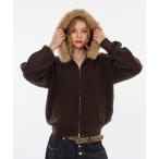 ショッピングアメカジ パーカー 「 4color / 3size 」REMOVABLE FAUX FUR，FEEL-GOOD CABLE KNIT HOODIE メンズ レ