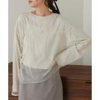 ショッピングバブ tシャツ チュールレイヤードトップス レディース