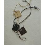 ショッピングレザー レザーコードカラビナスクエアパース