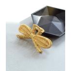 ヘアクリップ 髪飾り 籐パピヨンヘアクリップ ラタンウィッカー