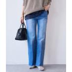  джинсы Denim Denim брюки [ удобный . надеть обувь ощущение ] центральный Press Denim женский 