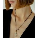 ネックレス LAPUIS(ラピュイ) Oyster cord necklace レディース