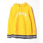 ショッピングstussy 「STUSSY」 プルオーバーパーカー「championコラボ」 M イエロー メンズ