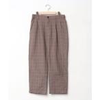 [RAGEBLUE] в клетку брюки S Brown мужской 