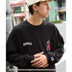 ショッピング長袖tシャツ 「MLB」 長袖Tシャツ M ブラック メンズ