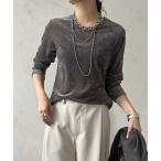 ショッピングカットソー 「DouDou」 長袖カットソー FREE グレー レディース