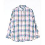 「INDIVIDUALIZED SHIRTS」 チェック柄長袖シャツ - ブルー レディース