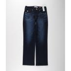 ショッピングストレート ジーンズ デニム デニムパンツ 「SOMETHING」BODFIRE ストレートデニムパンツ (ミッドライズ / 都会的 / 美ライン / カジュアル