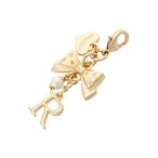 ショッピングイニシャル チャーム リボンイニシャルファスナーチャーム(R) レディース