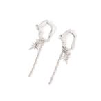  серьги 2WAY цепь серьги женский 