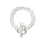  браслет серебряный Heart кривошип браслет женский 