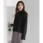 ショッピングハイネック ニット セーター アーガイルガラハイネックニット617714 レディース