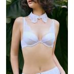 ブラジャー Melodie チョーカー付きデコルテレースモールドカップブラジャー