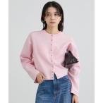 カーディガン 「WEB・一部店舗限定」ブルジョンボタンクルーネックカーディガン レディース