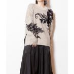 ニット セーター ジャガードニットプルオーバー レディース