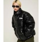 ダウンジャケット ダウン 「FIRST DOWN」BUBBLE DOWN JKT COLOR LEATHER (バブルダウンジャケット カラーレザー)