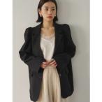 ジャケット テーラードジャケット タックショルダーバックスリットジャケット レディース