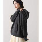 ニット セーター ウール１００/ホールガーメントフーディ レディース