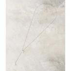 ネックレス フェイクパールスライドネックレス レディース