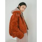 ショッピングボア ブルゾン アウター ボアショートブルゾン レディース