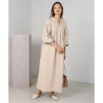 ショッピングバブ ワンピース 「低身長向けサイズあり」カフタンシアー裏毛ワンピース