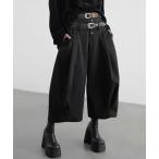 ショッピングバルーン パンツ 「CHENTAITAI」 ダブルウエスト バルーンスラックス CTW25a020 レディース メンズ