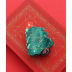 ヘアクリップ 「X’mas」クリスマスツリーバンス