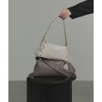 ショッピングスタッズ ショルダーバッグ バッグ 2wayスタッズ スクエア ショルダーバッグ レディース