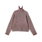 ニット セーター ファインラムズウール タートルネックプルオーバー レディース