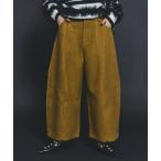 パンツ ウールタッチワイドパンツ レディース