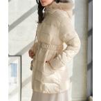  пуховик пуховик ремень имеется мех капот с хлопком пальто женский 