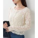 カーディガン レース2wayカーディガン レディース
