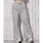  тренировочный брюки джерси [biju-Else Logo × обратная сторона ворсистый ] тренировочный брюки осень-зима женский 