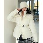  пуховик пуховик [Jasmine] талия ремень пуховик (AW) женский 