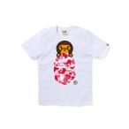 tシャツ ABC CAMO MILO ON APE HEAD TEE レディース