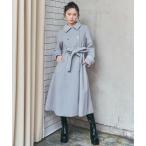 トレンチコート コート 2WAYカラーダブルロングコート レディース