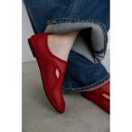 [un/neu] туфли без застежки MEDIUM красный женский 
