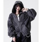 パーカー 「REFLEM/レフレム」レースアップグランジZIPパーカー/ジップパーカー レディース メンズ