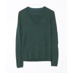 ショッピングHILFIGER 「TOMMY HILFIGER」 長袖ニット S グリーン レディース