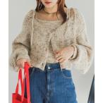 「Kastane」 ニットカーディガン 