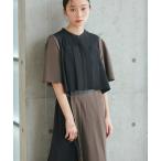 「RUIRUE BOUTIQUE」 半袖ワンピース L ブラック レディース