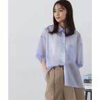「N.（N. Natural Beauty Basic）」 半袖シャツ MEDIUM ブルー レディース