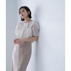 「NATURAL BEAUTY BASIC」 半袖ブラウス MEDIUM オフホワイト レディース