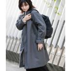 ショッピング古着 「EKAL」 ステンカラーコート ONE チャコールグレー レディース