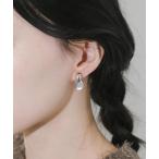イヤリング コンビメタルイヤリング レディース