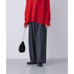 ショッピングストレート パンツ ウォッシャブルウールカットパンツ レディース